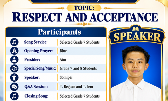 Respect & Acceptance | Somipei A. Gachuiwung Shimray | Chapel SY2026-2027 Respect & Acceptance | Somipei A. Gachuiwung Shimray | Chapel SY2026-2027